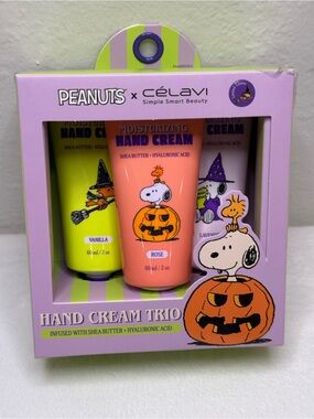 Peanuts x Célavi Snoopy Halloween Hand Cream Trio